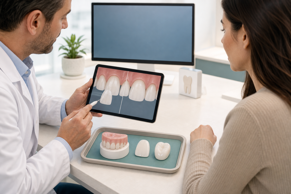 Sinsa Station No-Prep Veneers: How Are Veneers Different from Crowns? image 4