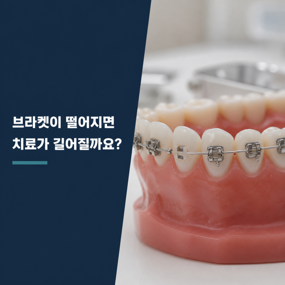 교정 브라켓 떨어짐, 치료 기간 늘어날까요? 대처법 총정리 관련 이미지 1
