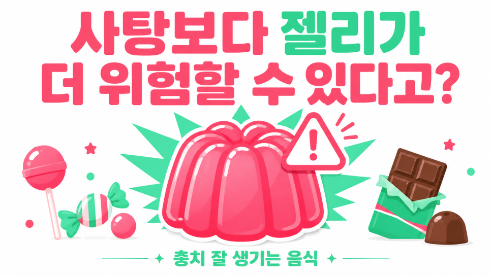 충치 잘 생기는 음식, 사탕보다 젤리가 위험하다? 관련 이미지 2