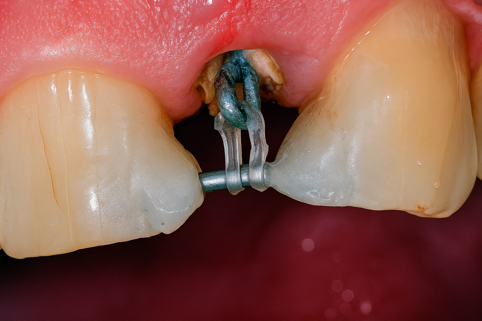 마곡 치과 이가 부러져서 뿌리만 남았어요 파절과 치아정출술 관련 이미지 6