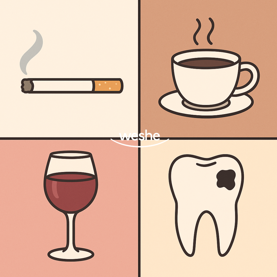 발산 치과 치아 미백 과정과 주의해야 되는 사항은? 담배, 커피 관련 이미지 1