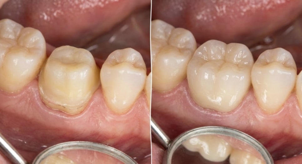 지르코니아크라운 라미네이트 보철물 차이, 자연스러운 미소를 결정하는 포인트는? 마곡역 치과 관련 이미지 1