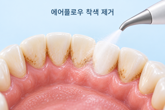 치아 착색은 왜 생길까요? 제거 방법과 관리법-에어플로우 관련 이미지 4