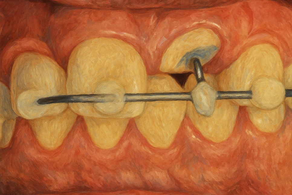 마곡역 치과 잇몸 아래 부러진 치아, 발치 없이 살릴 수 있는 방법은? 교정적 정출술을 동반한 신경치료 관련 이미지 6
