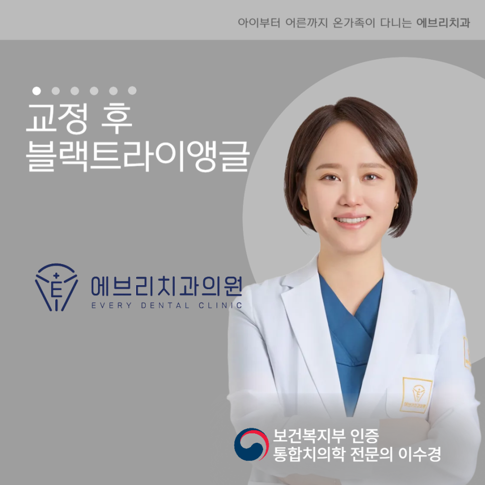 마곡동 치과 교정 후 치아 사이 검은 삼각형, 왜 생기는 걸까? 관련 이미지 6