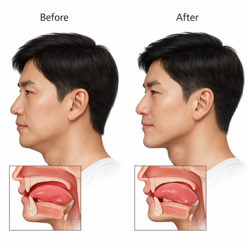 내발산동 치과 교정 환자 필독, 혀 위치와 뮤잉 운동이 얼굴과 교정에 미치는 영향 관련 이미지 2