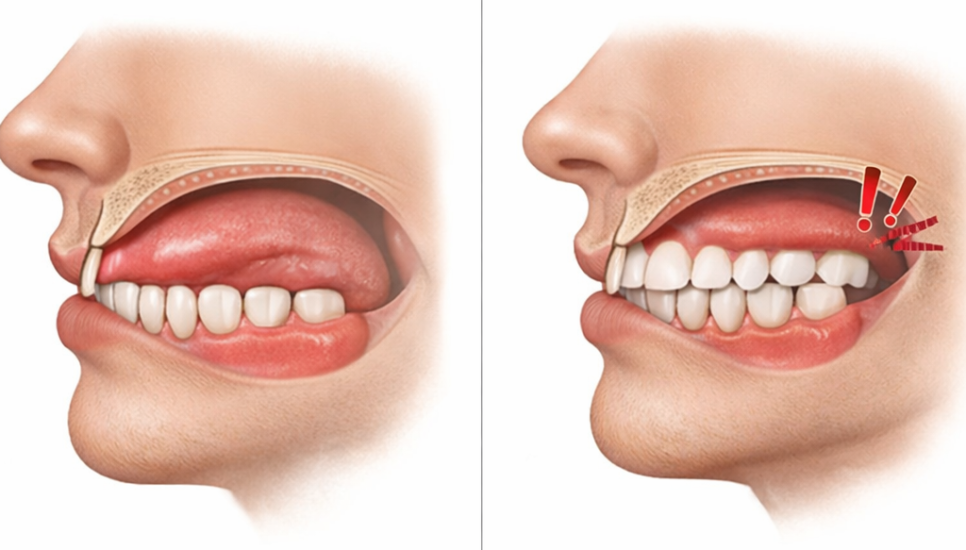 내발산동 치과 교정 환자 필독, 혀 위치와 뮤잉 운동이 얼굴과 교정에 미치는 영향 관련 이미지 3