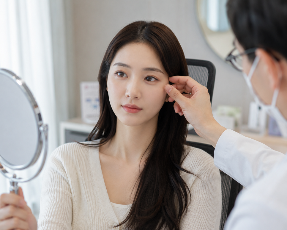 매몰법, 쌍꺼풀수술 비절개 방식 풀리지 않기 위해서는 (리본성형외과) 관련 이미지 1
