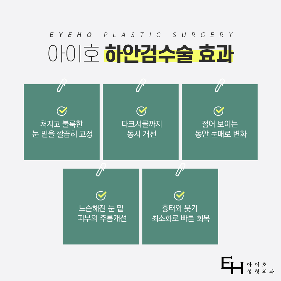 하안검수술 : 눈밑처짐수술 / 하안검 수술 후기, 비용, 회복기간, 부작용 관련 이미지 5