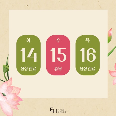 아이호 성형외과 5월 15일 부처님 오신 날 휴진 안내 관련 이미지 2
