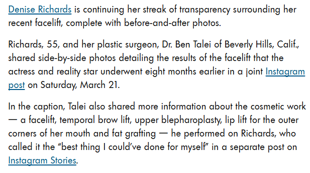 The Result of the $200,000 Anti-Aging Surgery Chosen by a Hollywood Star image 4