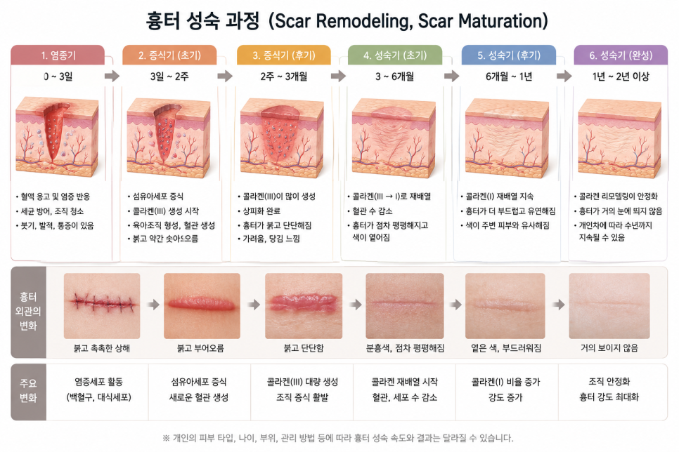 눈썹하거상 흉터, 시간이 지나면서 어떻게 변할까요? 관련 이미지 5