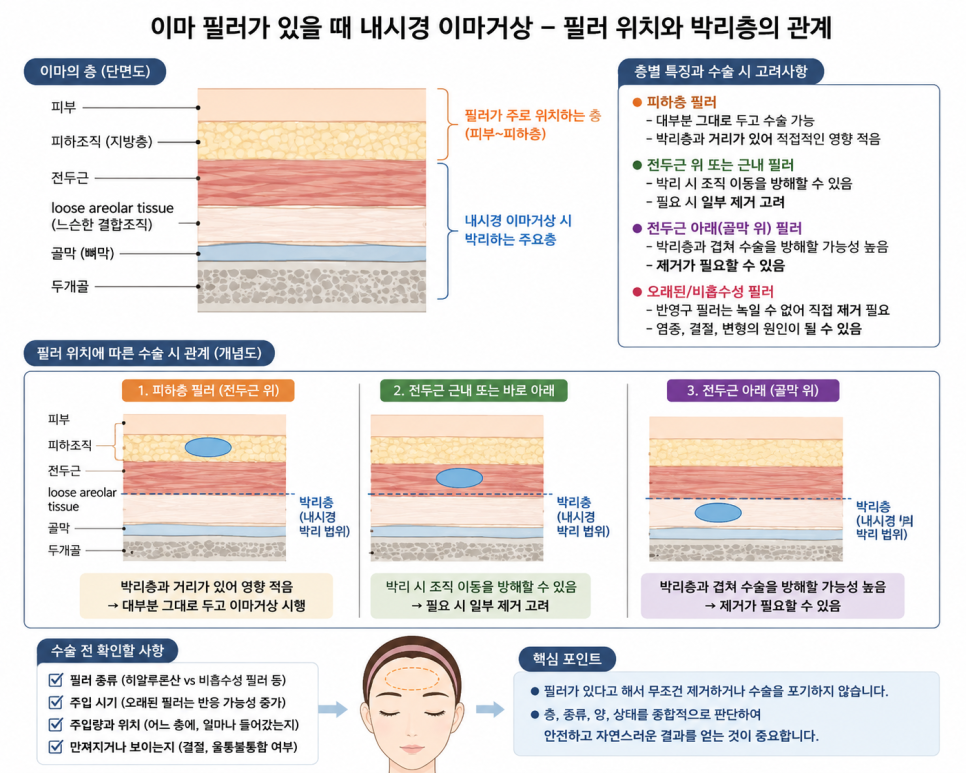 이마 필러를 맞았는데, 이마거상 수술이 가능할까요? 관련 이미지 3