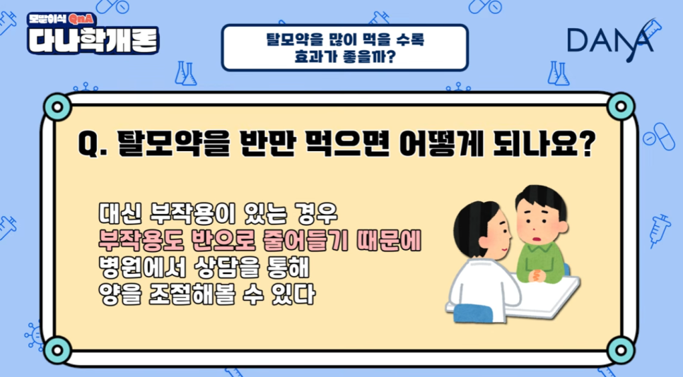 탈모약 하루에 두 알 먹으면 효과도 2배일까? (복용법, 부작용 정리) 관련 이미지 11