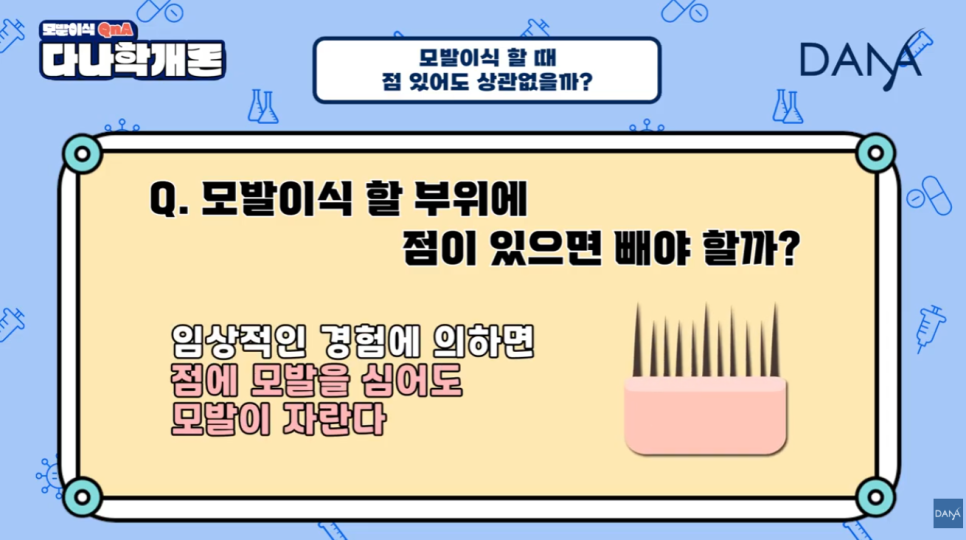 머리에 점이 있어도 모발이식 할 수 있나요? 관련 이미지 11