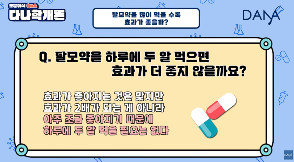 탈모약 하루에 두 알 먹으면 효과도 2배일까? (복용법, 부작용 정리) 관련 이미지 9