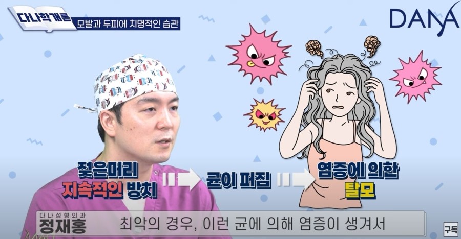모발과 두피에 치명적인 습관들 관련 이미지 4