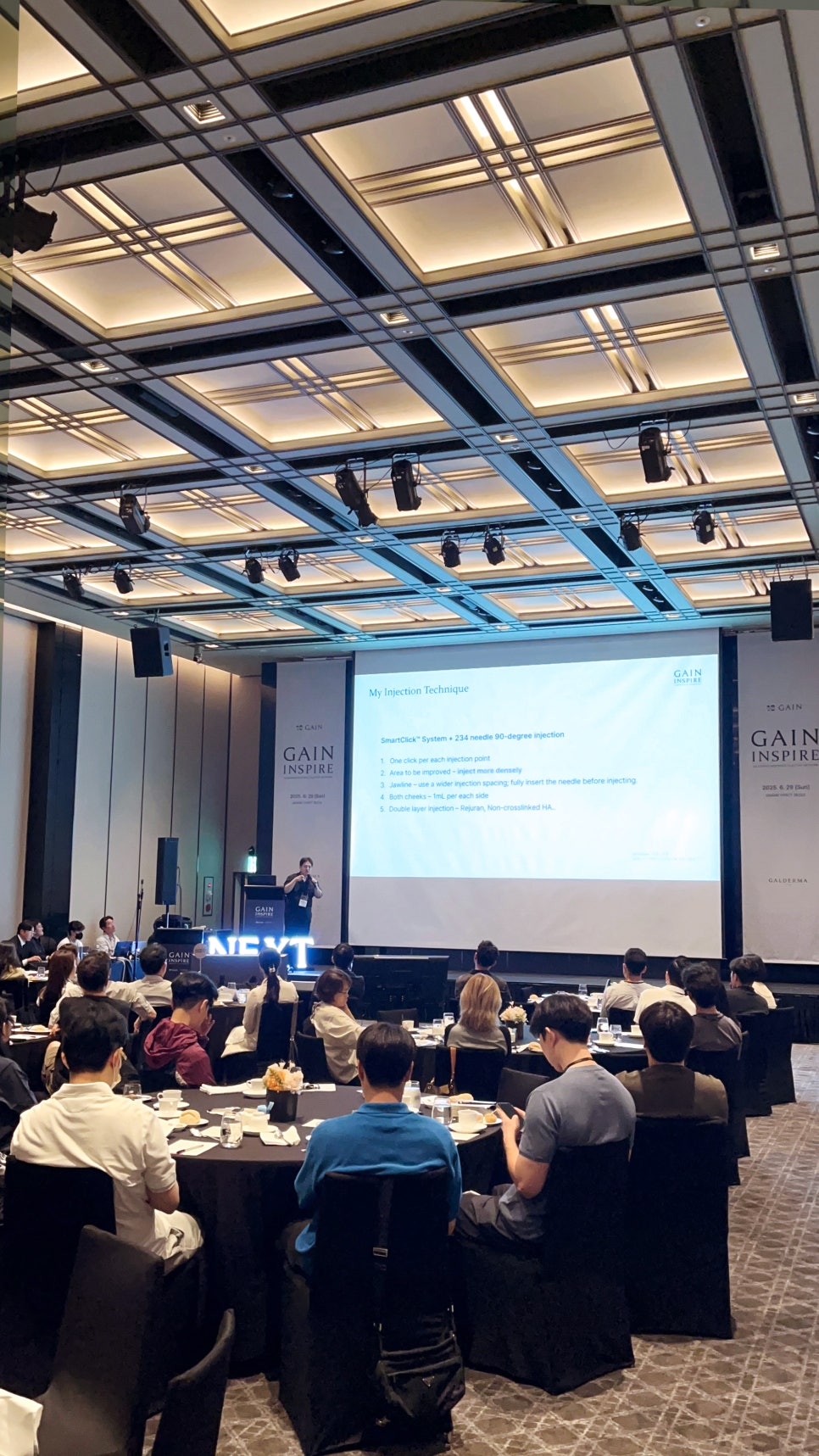 Galderma GAIN INSPIRE Seminar现场: Restylane Vital Light Lecture image 3