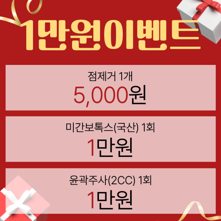 [톡스앤필서울대점] 1만원으로 원하는 시술특가로 시술받자!! 관련 이미지 2