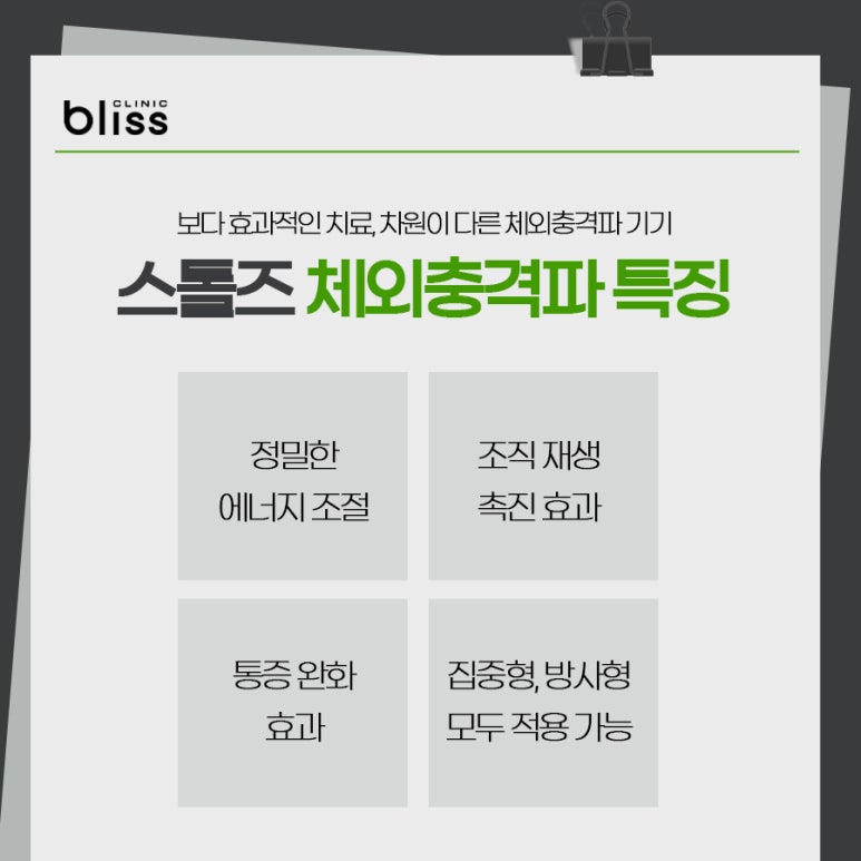 집중형과 방사형 스톨즈 체외충격파 보유한 블리스의원 관련 이미지 3