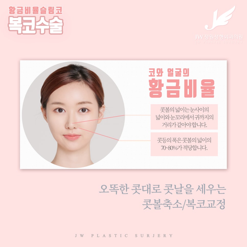 The Standard of Golden Ratio Bulbous Nose Surgery! JW Garden Plastic Surgery image 2