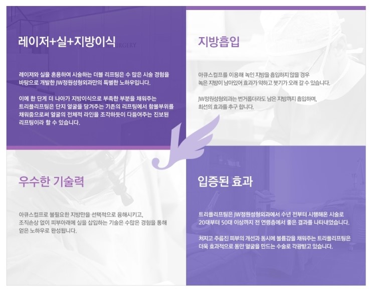 젊고 아름다운 얼굴을 위한 JW정원성형외과만의 노하우! 트리플리프팅 관련 이미지 7