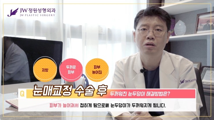[JW정원성형외과] 눈매교정 후 두꺼워 보이는 눈두덩이, 어떻게 없앨 수 있을까요? 관련 이미지 16