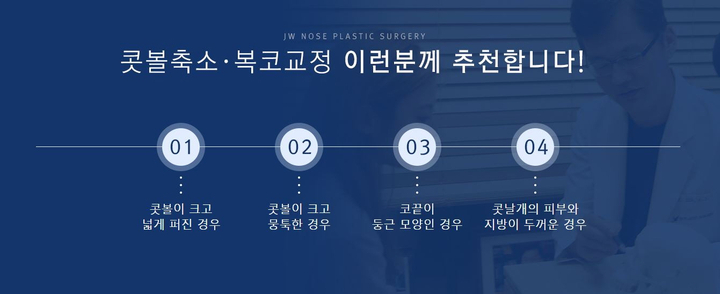 뭉툭하고 넓은 코끝을 콧볼축소 복코교정으로 세련되고 오똑하게! 관련 이미지 3