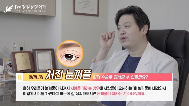 [JW정원성형외과] 할머니의 처진눈꺼풀.. 무슨수술을 해야할까요? 관련 이미지 9