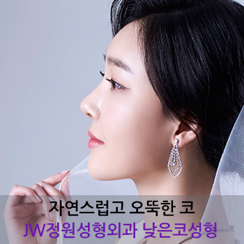 자연스럽고 오뚝한 코, JW정원성형외과 낮은코성형 관련 이미지 1