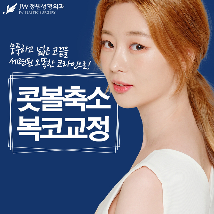 뭉툭하고 넓은 코끝을 콧볼축소 복코교정으로 세련되고 오똑하게! 관련 이미지 1