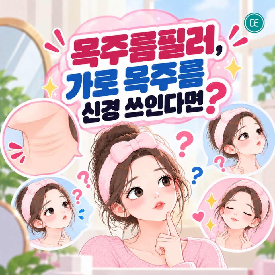 동탄 목주름필러, 가로 목주름 신경 쓰인다면 관련 이미지 1