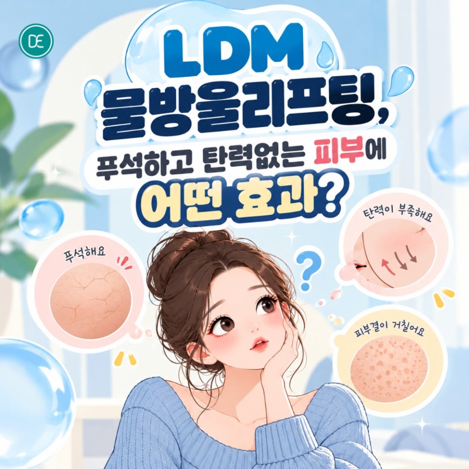 화성 LDM 물방울리프팅, 푸석하고 탄력없는 피부에 어떤 효과? 관련 이미지 2