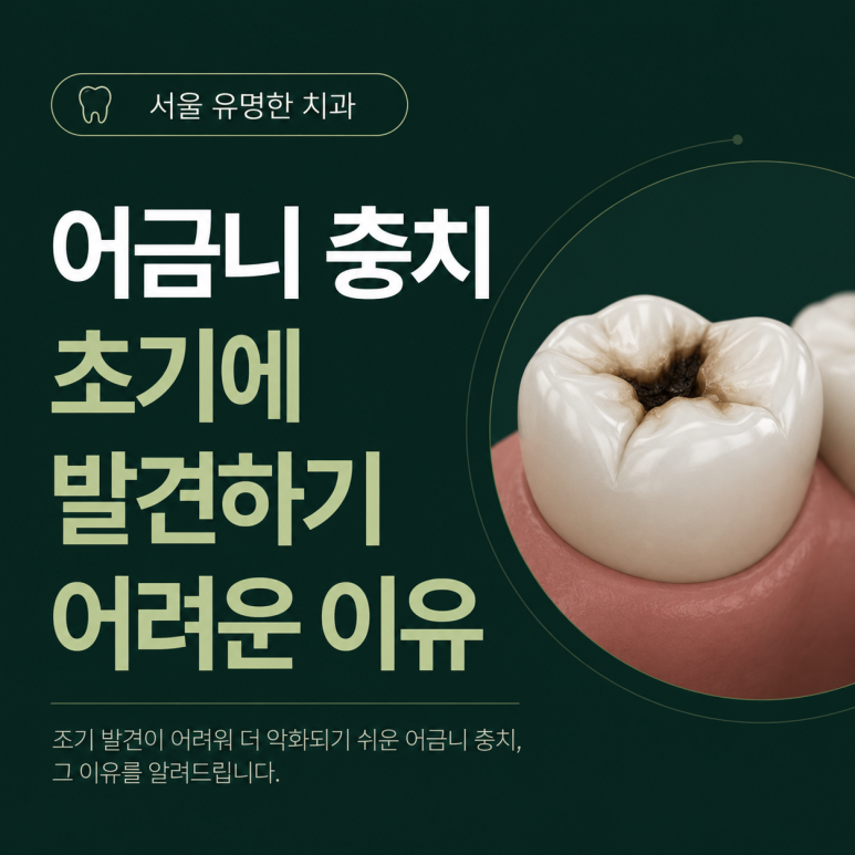 Seoul Famous Dental Clinic: Why It Is Hard to Detect Molars With Cavities Early image 1