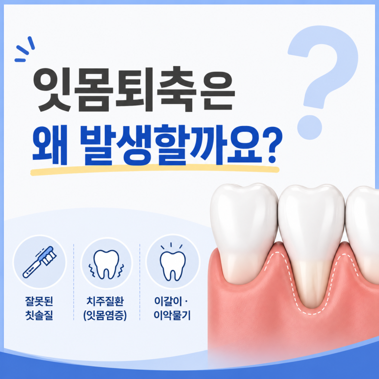Gangbyeon Station Dental Clinic: Do Your Teeth Look Longer? Causes and Treatment of Gum Recession image 3