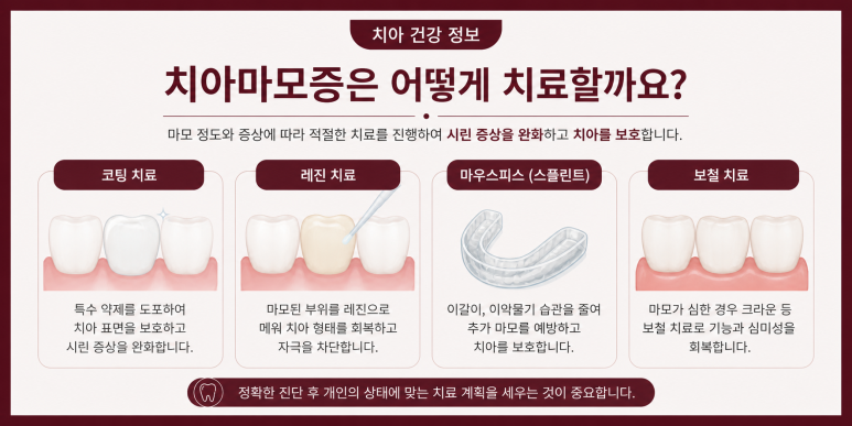 사가정역치과, 치아마모증으로 인한 시린 증상 치료 방법은? 관련 이미지 5