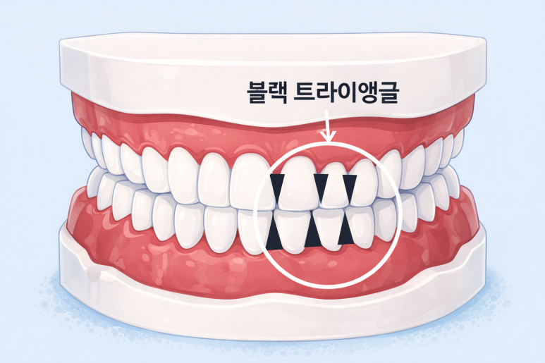 광진구치과 블랙트라이앵글 레진 치료, 가능한 경우와 판단 기준 관련 이미지 3