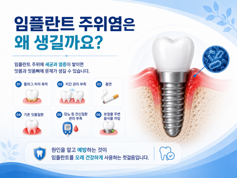 광진구치과 임플란트 주위염은 왜 생길까요? 잇몸에서 피가 난다면 확인해야 할 것 관련 이미지 3