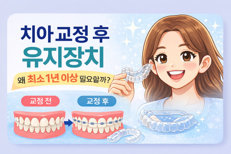 Myeonmok-dong Dental Clinic Tells You – Why You Should Wear Your ‘Retainer’ for at Least 1 Year After Orthodontic Treatment image 1
