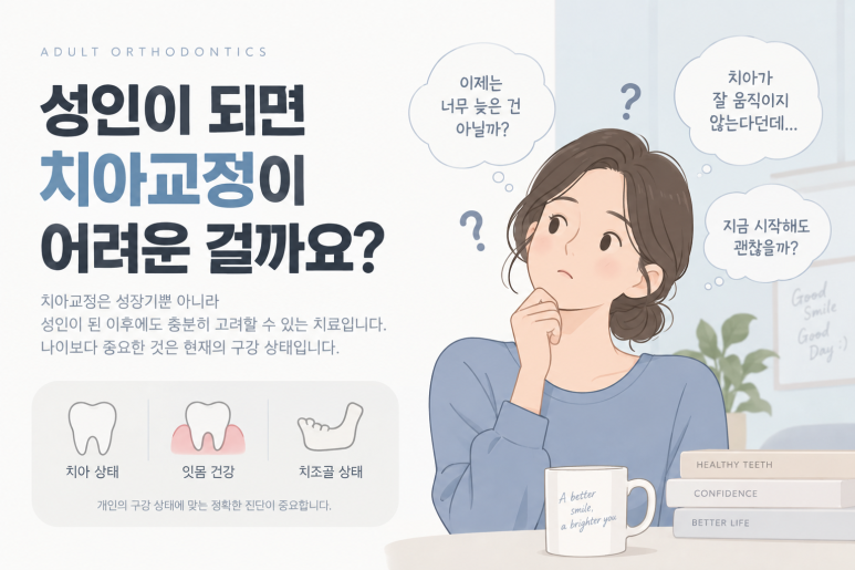 군자역치과 성인이 된 후 치아교정을 시작해도 괜찮을까요? 관련 이미지 2