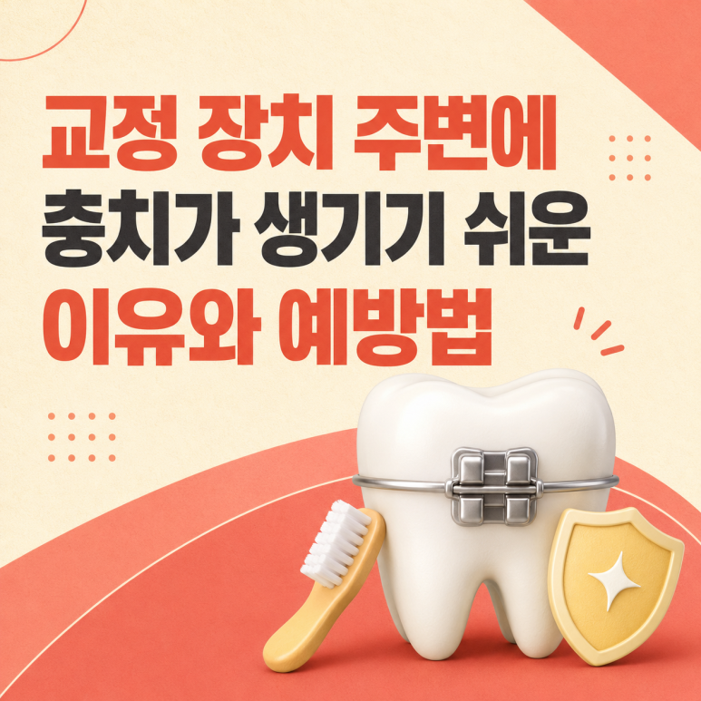 건대교정치과, 교정 장치 주변에는 왜 충치가 생기기 쉬울까요? 예방법까지 관련 이미지 1