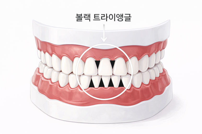 Seoul Yangsim Dental Clinic｜Why Black Triangles Form and How to Fix Them image 4