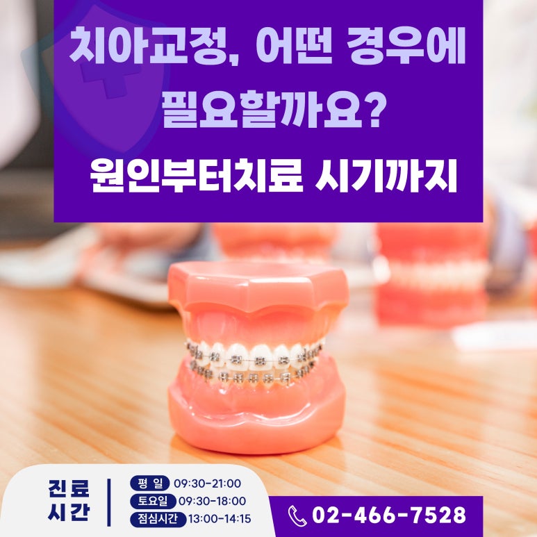 [Songjeong-dong Dental Clinic] When Is Orthodontic Treatment Needed? From Causes to Treatment Timing image 1