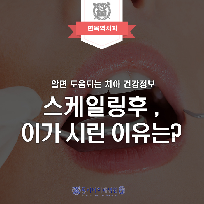면목역치과, 스케일링 후 이가 시린 이유 관련 이미지 1