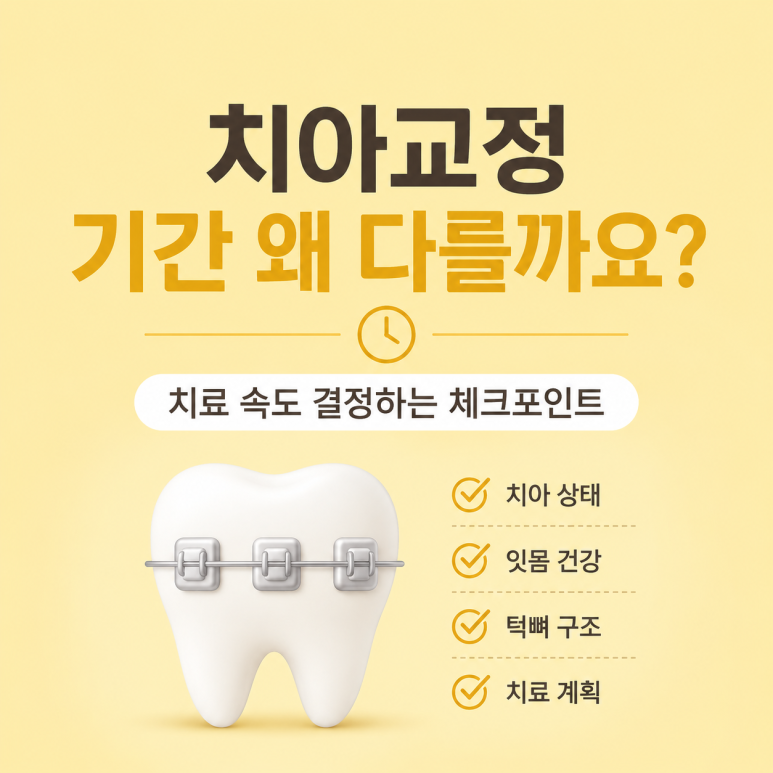 Gwangjin-gu Orthodontic Clinic: Why Do Orthodontic Treatment Periods Differ? Checkpoints That Determine Treatment Speed image 1