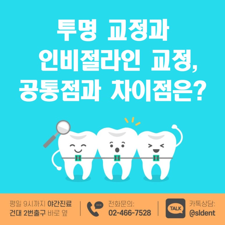 [행당동치과] 투명 교정과 인비절라인 교정, 공통점과 차이점은? 관련 이미지 1