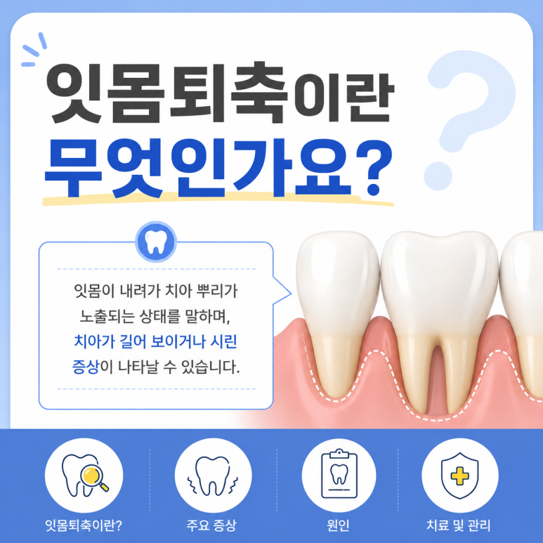 Gangbyeon Station Dental Clinic: Do Your Teeth Look Longer? Causes and Treatment of Gum Recession image 2