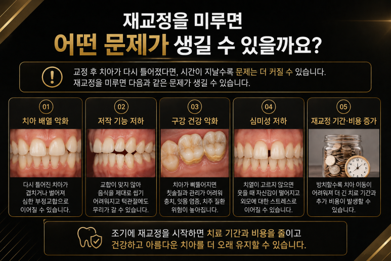 광장동치과 교정 후 다시 틀어지는 이유와 재교정이 필요한 경우 관련 이미지 9