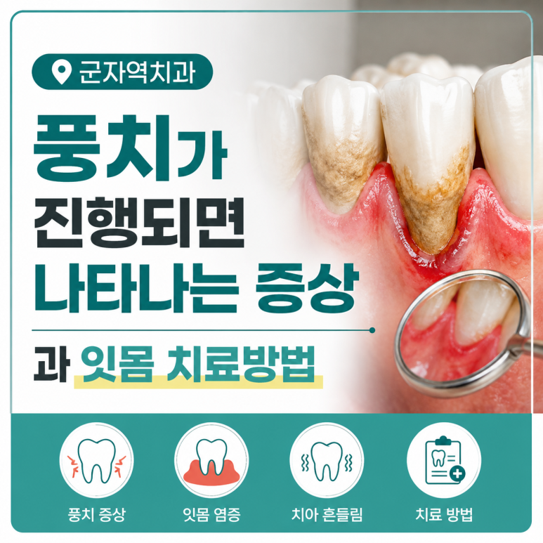 군자역치과, 풍치가 진행되면 나타나는 증상과 잇몸 치료방법 관련 이미지 1