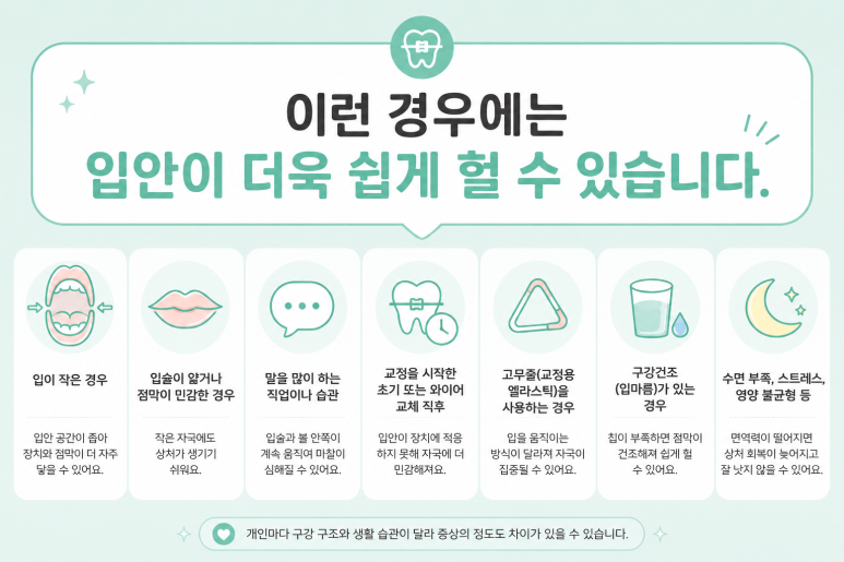 자양동치과 교정 중 입술이 자꾸 헐어요, 어떻게 관리해야 할까요? 관련 이미지 3